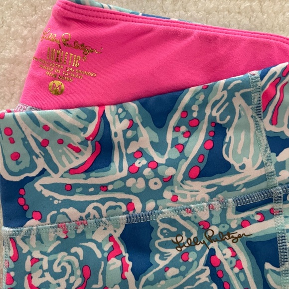 Lilly Pulitzer Luxletic Leggings EUC Size M - Picture 2 of 5